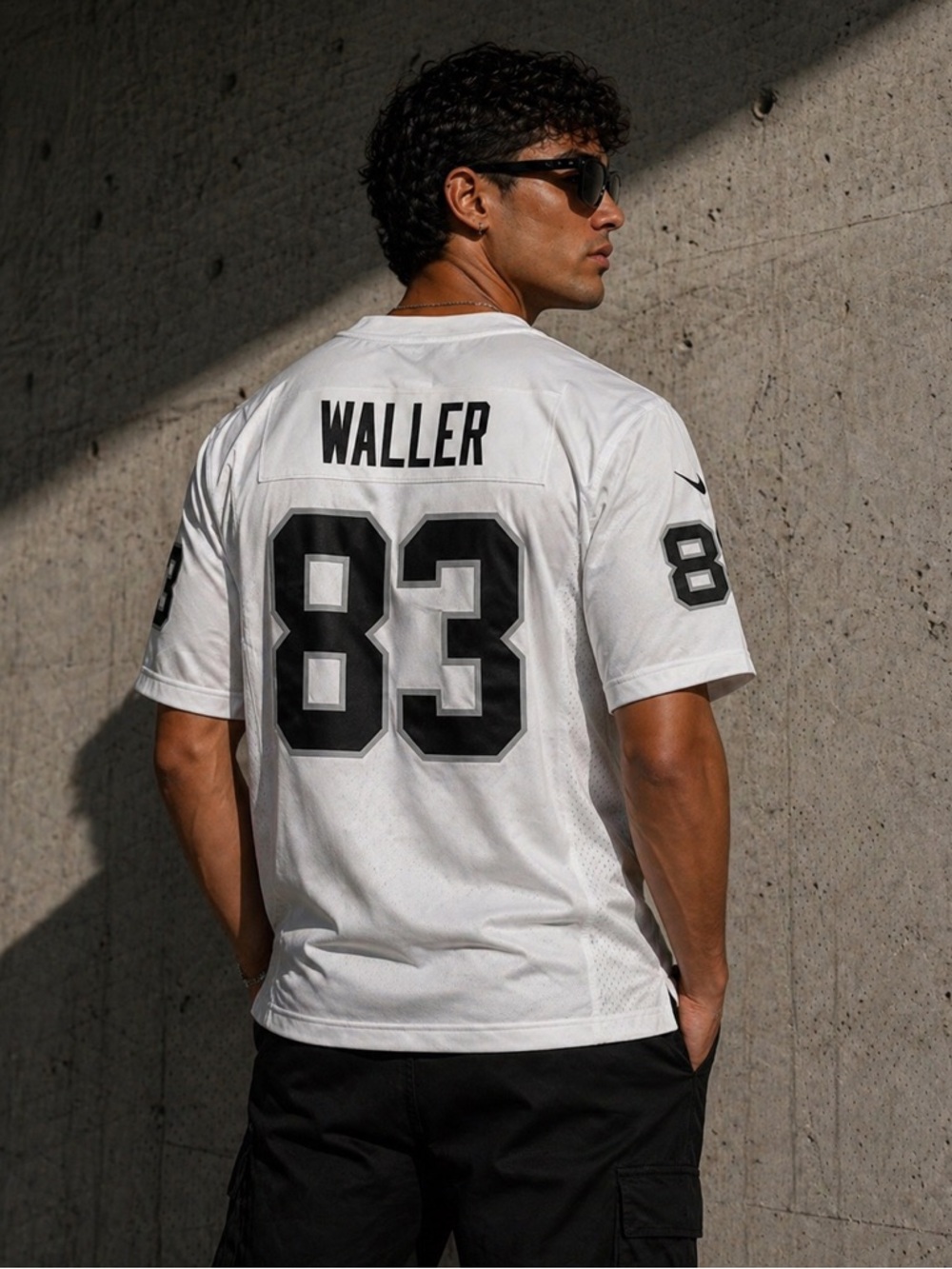 Nike NFL Las Vegas Raiders Darren Waller #83 On Field Jersey White XL - Picture 2 of 7